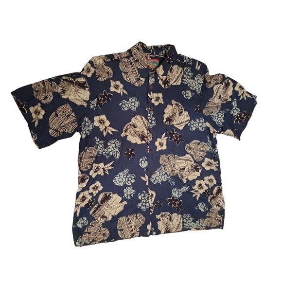 reyn spooner Other - Joe Kealoha Reyn Spooner Men's Hawaiian Shirt Blue Floral